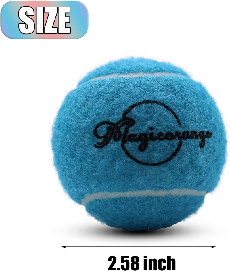Magicorange Tennis Balls, 12 Pack Advanced Training Tennis Balls Practice Balls, Come with Mesh Bag for Easy Transport, Good for Beginner Training Ball - Image 2